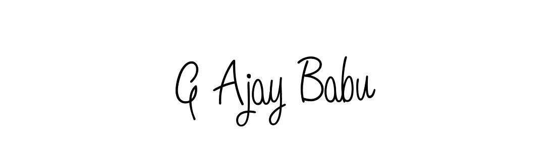 You can use this online signature creator to create a handwritten signature for the name G Ajay Babu. This is the best online autograph maker. G Ajay Babu signature style 5 images and pictures png