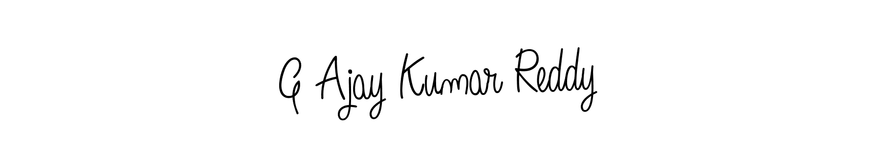 How to Draw G Ajay Kumar Reddy signature style? Angelique-Rose-font-FFP is a latest design signature styles for name G Ajay Kumar Reddy. G Ajay Kumar Reddy signature style 5 images and pictures png