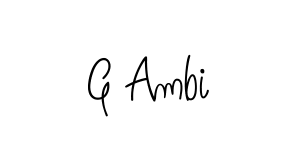 Also You can easily find your signature by using the search form. We will create G Ambi name handwritten signature images for you free of cost using Angelique-Rose-font-FFP sign style. G Ambi signature style 5 images and pictures png