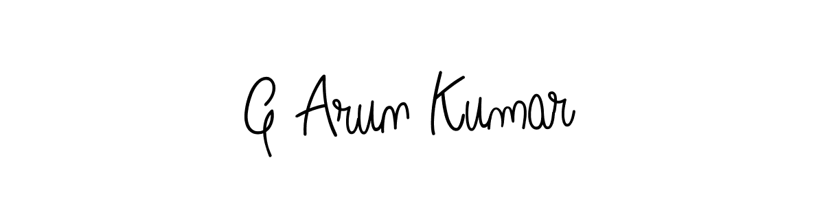 Make a beautiful signature design for name G Arun Kumar. Use this online signature maker to create a handwritten signature for free. G Arun Kumar signature style 5 images and pictures png