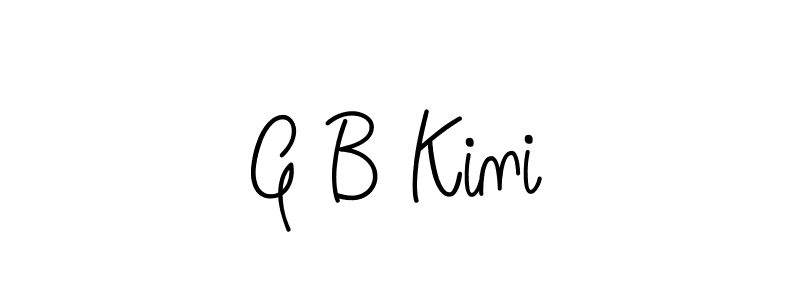 Once you've used our free online signature maker to create your best signature Angelique-Rose-font-FFP style, it's time to enjoy all of the benefits that G B Kini name signing documents. G B Kini signature style 5 images and pictures png