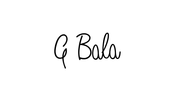 Also we have G Bala name is the best signature style. Create professional handwritten signature collection using Angelique-Rose-font-FFP autograph style. G Bala signature style 5 images and pictures png