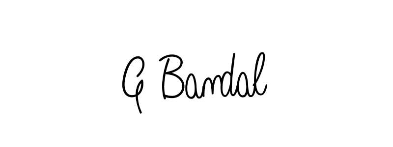 if you are searching for the best signature style for your name G Bandal. so please give up your signature search. here we have designed multiple signature styles  using Angelique-Rose-font-FFP. G Bandal signature style 5 images and pictures png