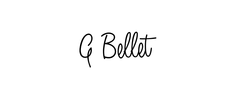 Create a beautiful signature design for name G Bellet. With this signature (Angelique-Rose-font-FFP) fonts, you can make a handwritten signature for free. G Bellet signature style 5 images and pictures png