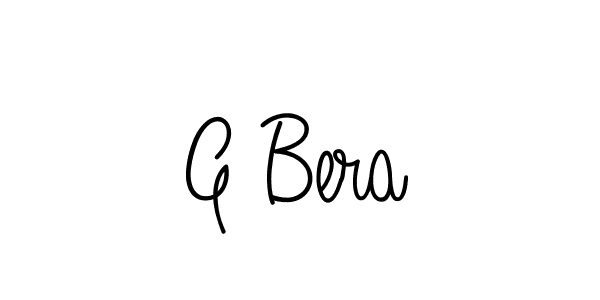 Make a beautiful signature design for name G Bera. Use this online signature maker to create a handwritten signature for free. G Bera signature style 5 images and pictures png