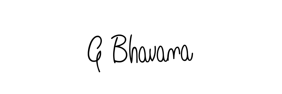 Also we have G Bhavana name is the best signature style. Create professional handwritten signature collection using Angelique-Rose-font-FFP autograph style. G Bhavana signature style 5 images and pictures png