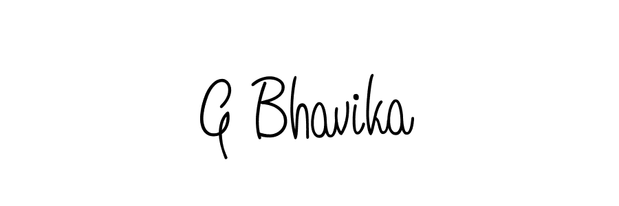 Angelique-Rose-font-FFP is a professional signature style that is perfect for those who want to add a touch of class to their signature. It is also a great choice for those who want to make their signature more unique. Get G Bhavika name to fancy signature for free. G Bhavika signature style 5 images and pictures png