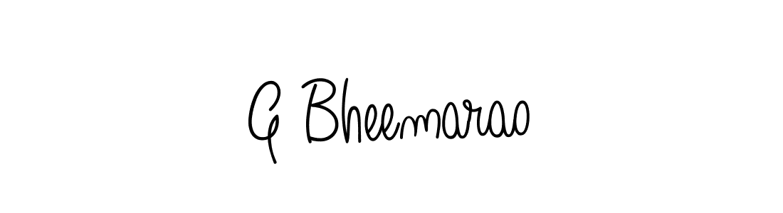 How to make G Bheemarao signature? Angelique-Rose-font-FFP is a professional autograph style. Create handwritten signature for G Bheemarao name. G Bheemarao signature style 5 images and pictures png