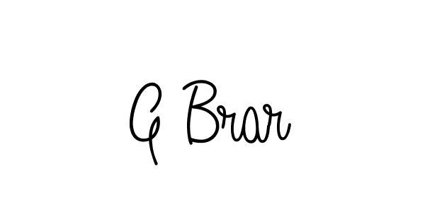 Make a beautiful signature design for name G Brar. Use this online signature maker to create a handwritten signature for free. G Brar signature style 5 images and pictures png