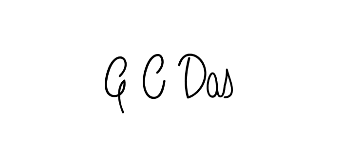 Create a beautiful signature design for name G C Das. With this signature (Angelique-Rose-font-FFP) fonts, you can make a handwritten signature for free. G C Das signature style 5 images and pictures png