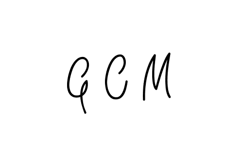 Best and Professional Signature Style for G C M. Angelique-Rose-font-FFP Best Signature Style Collection. G C M signature style 5 images and pictures png