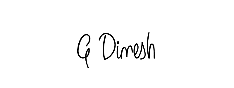 Best and Professional Signature Style for G Dinesh. Angelique-Rose-font-FFP Best Signature Style Collection. G Dinesh signature style 5 images and pictures png