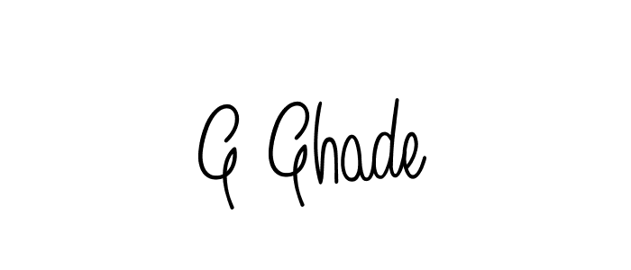 Once you've used our free online signature maker to create your best signature Angelique-Rose-font-FFP style, it's time to enjoy all of the benefits that G Ghade name signing documents. G Ghade signature style 5 images and pictures png