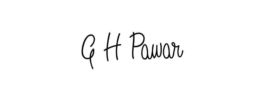 How to make G H Pawar signature? Angelique-Rose-font-FFP is a professional autograph style. Create handwritten signature for G H Pawar name. G H Pawar signature style 5 images and pictures png