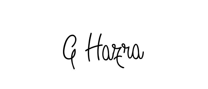 Also we have G Hazra name is the best signature style. Create professional handwritten signature collection using Angelique-Rose-font-FFP autograph style. G Hazra signature style 5 images and pictures png