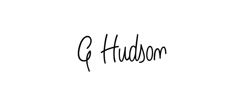 if you are searching for the best signature style for your name G Hudson. so please give up your signature search. here we have designed multiple signature styles  using Angelique-Rose-font-FFP. G Hudson signature style 5 images and pictures png