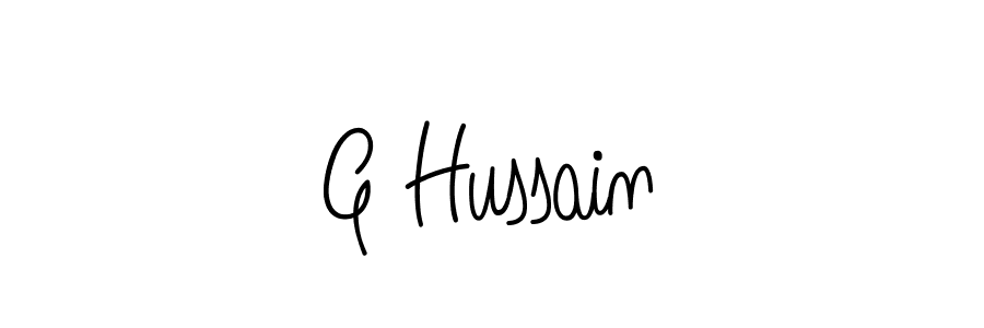 Angelique-Rose-font-FFP is a professional signature style that is perfect for those who want to add a touch of class to their signature. It is also a great choice for those who want to make their signature more unique. Get G Hussain name to fancy signature for free. G Hussain signature style 5 images and pictures png