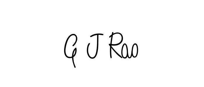 You can use this online signature creator to create a handwritten signature for the name G J Rao. This is the best online autograph maker. G J Rao signature style 5 images and pictures png