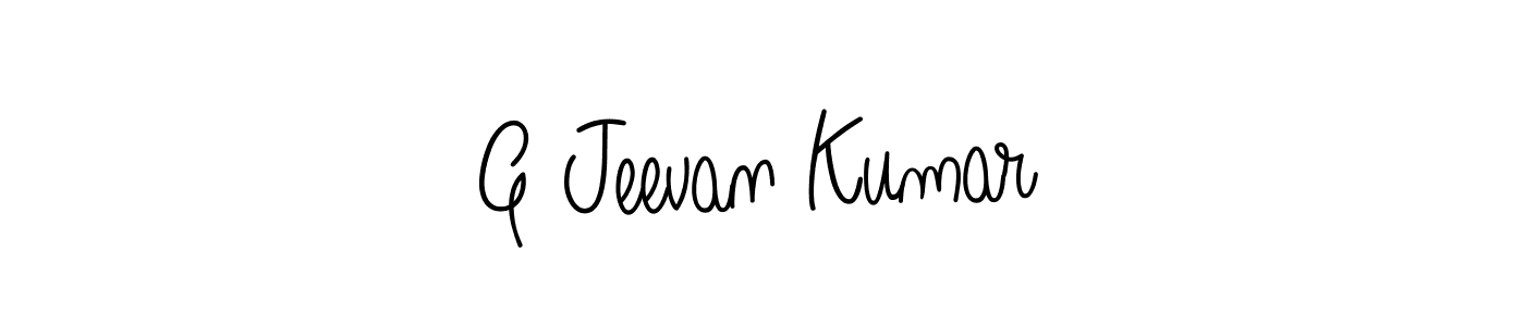 Design your own signature with our free online signature maker. With this signature software, you can create a handwritten (Angelique-Rose-font-FFP) signature for name G Jeevan Kumar. G Jeevan Kumar signature style 5 images and pictures png