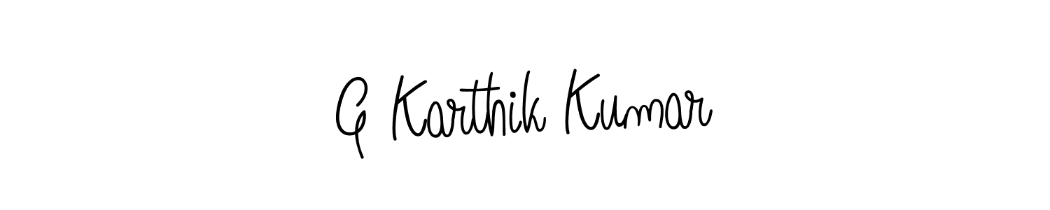 Best and Professional Signature Style for G Karthik Kumar. Angelique-Rose-font-FFP Best Signature Style Collection. G Karthik Kumar signature style 5 images and pictures png