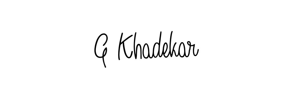 It looks lik you need a new signature style for name G Khadekar. Design unique handwritten (Angelique-Rose-font-FFP) signature with our free signature maker in just a few clicks. G Khadekar signature style 5 images and pictures png
