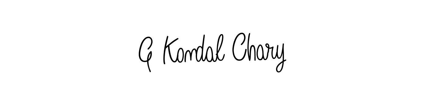 Check out images of Autograph of G Kondal Chary name. Actor G Kondal Chary Signature Style. Angelique-Rose-font-FFP is a professional sign style online. G Kondal Chary signature style 5 images and pictures png