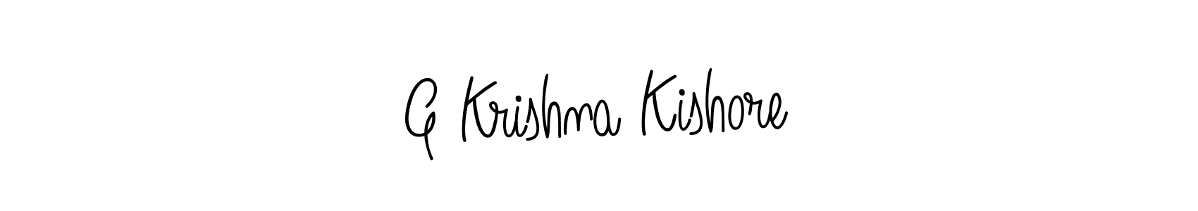if you are searching for the best signature style for your name G Krishna Kishore. so please give up your signature search. here we have designed multiple signature styles  using Angelique-Rose-font-FFP. G Krishna Kishore signature style 5 images and pictures png