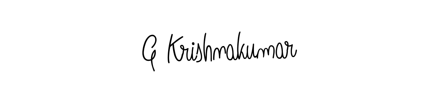 How to Draw G Krishnakumar signature style? Angelique-Rose-font-FFP is a latest design signature styles for name G Krishnakumar. G Krishnakumar signature style 5 images and pictures png