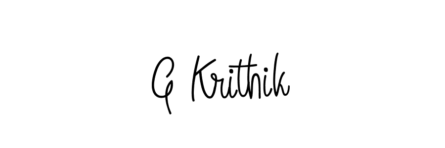 Angelique-Rose-font-FFP is a professional signature style that is perfect for those who want to add a touch of class to their signature. It is also a great choice for those who want to make their signature more unique. Get G Krithik name to fancy signature for free. G Krithik signature style 5 images and pictures png
