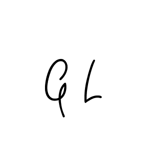 Make a beautiful signature design for name G L. With this signature (Angelique-Rose-font-FFP) style, you can create a handwritten signature for free. G L signature style 5 images and pictures png