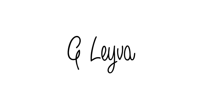 Similarly Angelique-Rose-font-FFP is the best handwritten signature design. Signature creator online .You can use it as an online autograph creator for name G Leyva. G Leyva signature style 5 images and pictures png