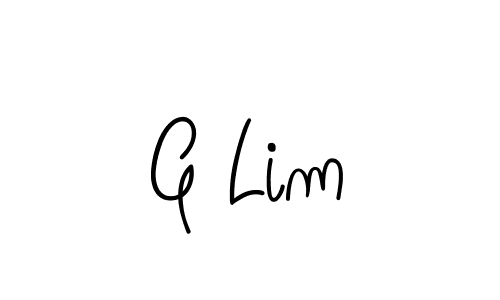 How to Draw G Lim signature style? Angelique-Rose-font-FFP is a latest design signature styles for name G Lim. G Lim signature style 5 images and pictures png