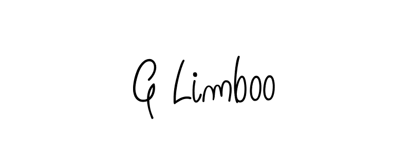 Create a beautiful signature design for name G Limboo. With this signature (Angelique-Rose-font-FFP) fonts, you can make a handwritten signature for free. G Limboo signature style 5 images and pictures png