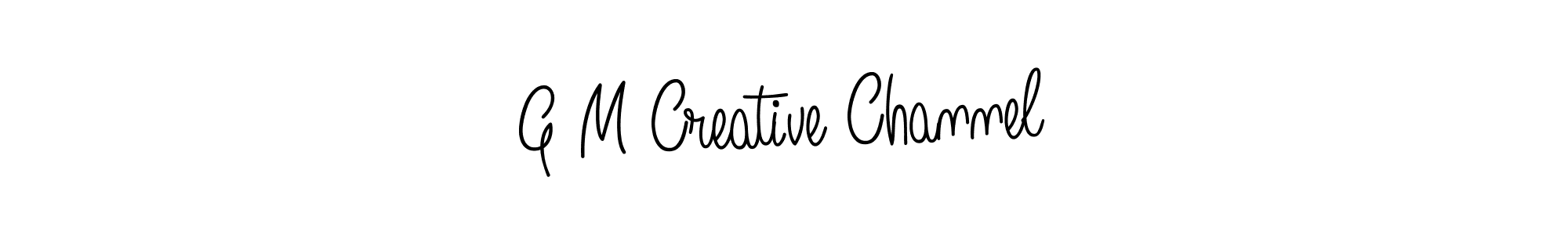 You can use this online signature creator to create a handwritten signature for the name G M Creative Channel. This is the best online autograph maker. G M Creative Channel signature style 5 images and pictures png