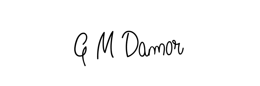 Best and Professional Signature Style for G M Damor. Angelique-Rose-font-FFP Best Signature Style Collection. G M Damor signature style 5 images and pictures png