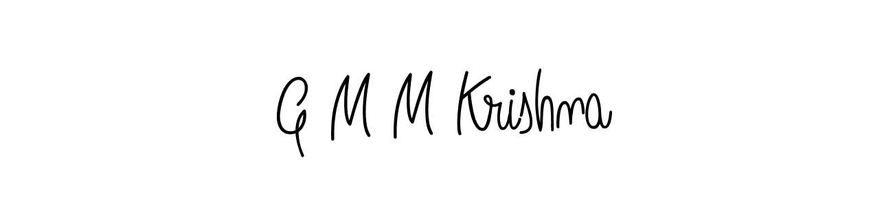 Here are the top 10 professional signature styles for the name G M M Krishna. These are the best autograph styles you can use for your name. G M M Krishna signature style 5 images and pictures png