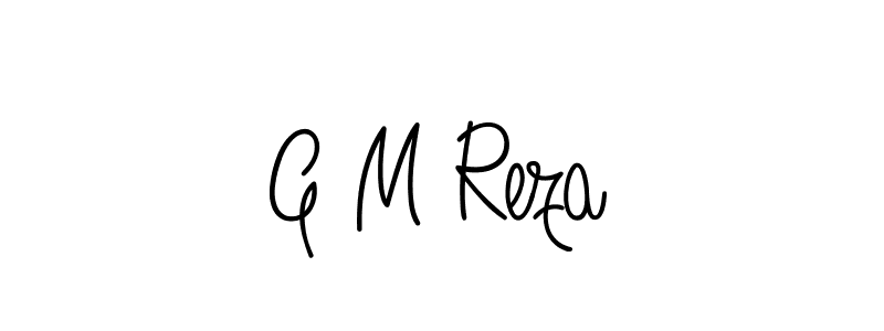Also we have G M Reza name is the best signature style. Create professional handwritten signature collection using Angelique-Rose-font-FFP autograph style. G M Reza signature style 5 images and pictures png