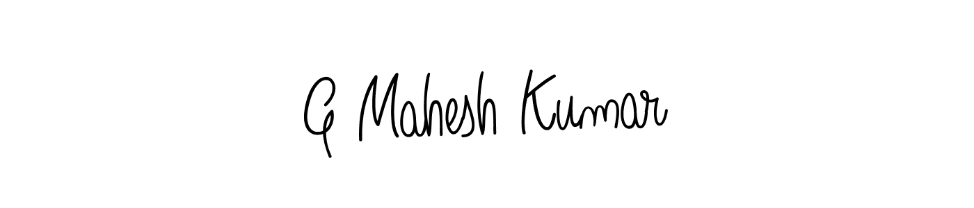 How to Draw G Mahesh Kumar signature style? Angelique-Rose-font-FFP is a latest design signature styles for name G Mahesh Kumar. G Mahesh Kumar signature style 5 images and pictures png
