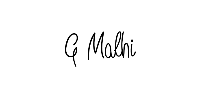 Also we have G Malhi name is the best signature style. Create professional handwritten signature collection using Angelique-Rose-font-FFP autograph style. G Malhi signature style 5 images and pictures png