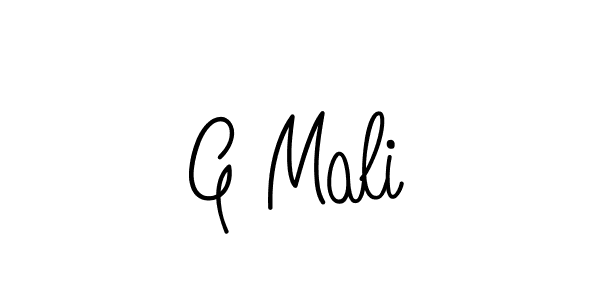 How to make G Mali signature? Angelique-Rose-font-FFP is a professional autograph style. Create handwritten signature for G Mali name. G Mali signature style 5 images and pictures png