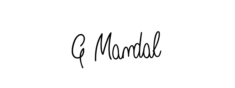 How to make G Mandal signature? Angelique-Rose-font-FFP is a professional autograph style. Create handwritten signature for G Mandal name. G Mandal signature style 5 images and pictures png