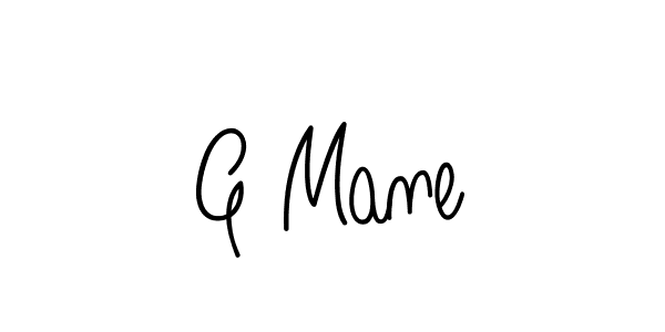 G Mane stylish signature style. Best Handwritten Sign (Angelique-Rose-font-FFP) for my name. Handwritten Signature Collection Ideas for my name G Mane. G Mane signature style 5 images and pictures png