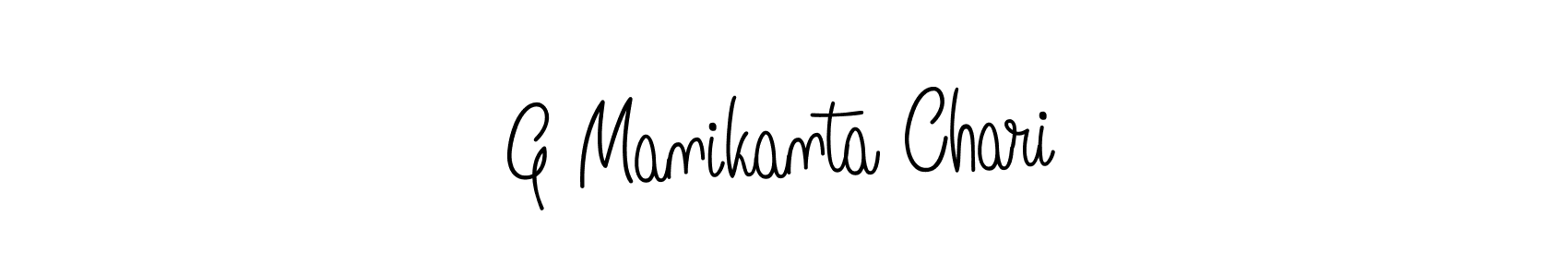 How to make G Manikanta Chari signature? Angelique-Rose-font-FFP is a professional autograph style. Create handwritten signature for G Manikanta Chari name. G Manikanta Chari signature style 5 images and pictures png