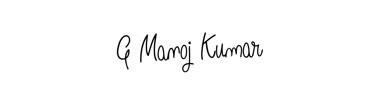 How to Draw G Manoj Kumar signature style? Angelique-Rose-font-FFP is a latest design signature styles for name G Manoj Kumar. G Manoj Kumar signature style 5 images and pictures png