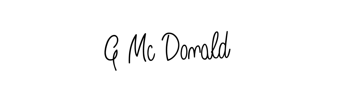 How to Draw G Mc Donald signature style? Angelique-Rose-font-FFP is a latest design signature styles for name G Mc Donald. G Mc Donald signature style 5 images and pictures png