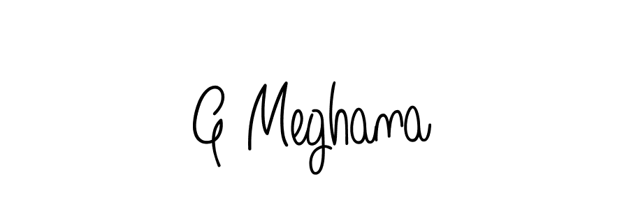 Make a beautiful signature design for name G Meghana. Use this online signature maker to create a handwritten signature for free. G Meghana signature style 5 images and pictures png