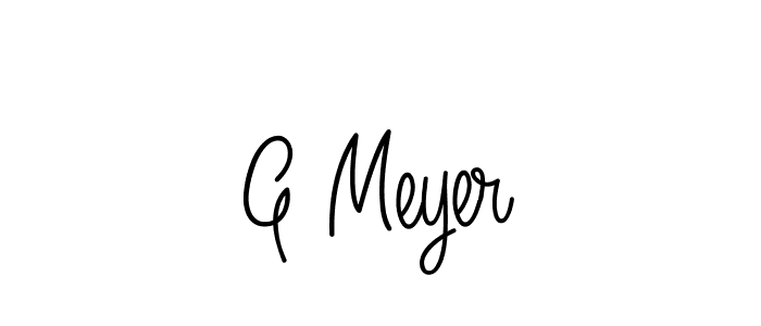 This is the best signature style for the G Meyer name. Also you like these signature font (Angelique-Rose-font-FFP). Mix name signature. G Meyer signature style 5 images and pictures png