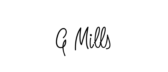 It looks lik you need a new signature style for name G Mills. Design unique handwritten (Angelique-Rose-font-FFP) signature with our free signature maker in just a few clicks. G Mills signature style 5 images and pictures png