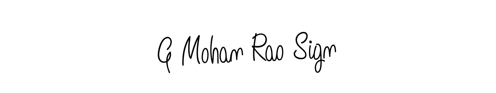 Make a beautiful signature design for name G Mohan Rao Sign. Use this online signature maker to create a handwritten signature for free. G Mohan Rao Sign signature style 5 images and pictures png