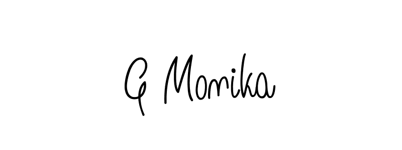 Angelique-Rose-font-FFP is a professional signature style that is perfect for those who want to add a touch of class to their signature. It is also a great choice for those who want to make their signature more unique. Get G Monika name to fancy signature for free. G Monika signature style 5 images and pictures png